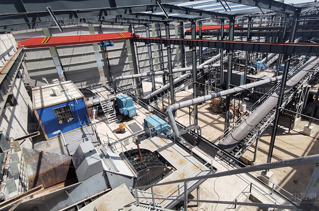 湖北松滋年產(chǎn)300萬噸砂石骨料生產(chǎn)線