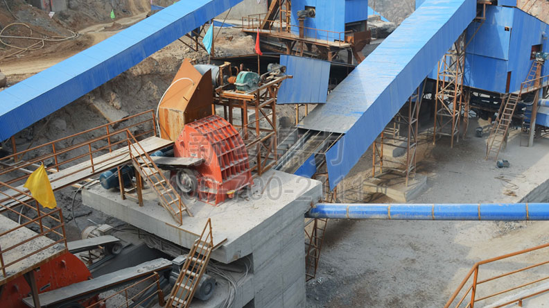 重慶時產(chǎn)700噸環(huán)保石料廠