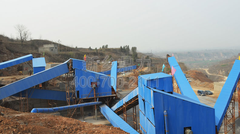 重慶時產(chǎn)700噸環(huán)保石料廠