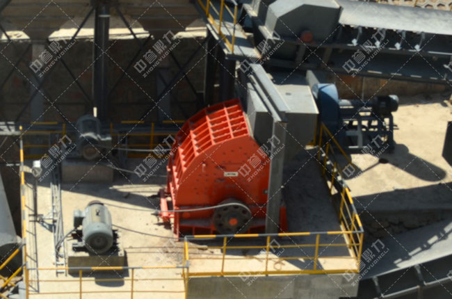河北邢臺(tái)臨城中聯(lián)水泥石料生產(chǎn)線二級(jí)破碎
