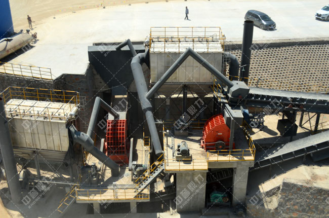 河北邢臺(tái)臨城中聯(lián)水泥石料生產(chǎn)線